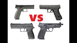 Впервые! Сравнение Sig Sauer P320 vs Glock 17 vs CZ P10F vs Smith Wesson MP9 2.0