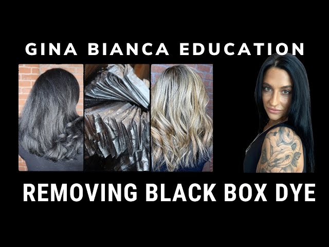 Removing Black Box Dye Color Correction - Mirella Manelli Education