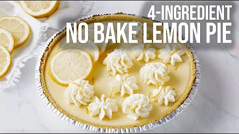 4-Ingredient No Bake Lemon Pie