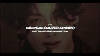 BTS (뱁새) ''Baepsae'' || Edit Audio; Read Description