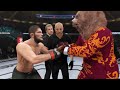 UFC 4 - Khabib vs. Kuma Bear Tekken - Eagle Fights 🦅
