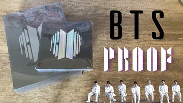 BTS Proof album unboxing ( compact & standard versions) plus weverse POB’S