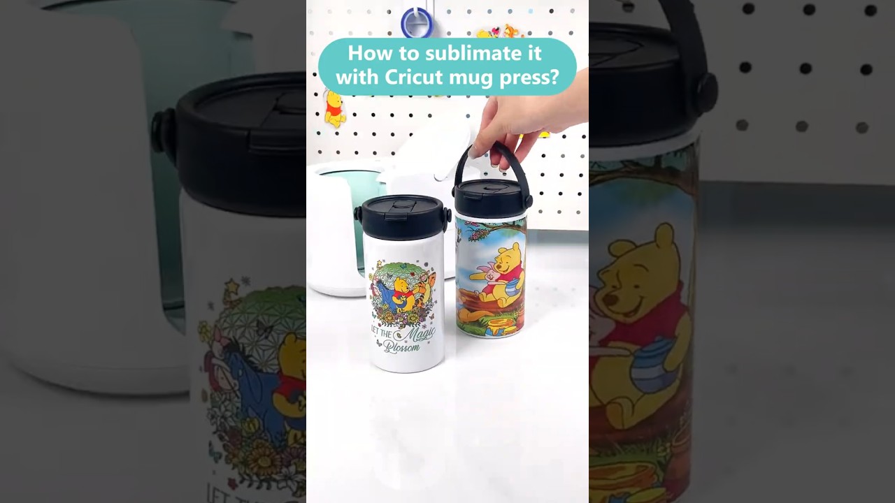 How to print sublimation water bottle with Cricut mug press? 