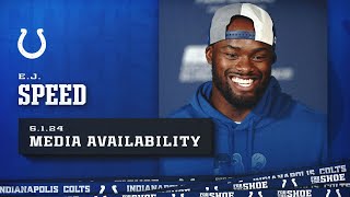 May 1, 2024 | EJ Speed Media Availability by Indianapolis Colts 2,770 views 13 days ago 4 minutes, 32 seconds