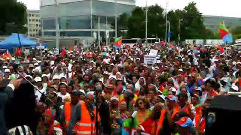 Eritrean Demonstration Geneva 22/06/2015