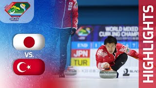 JAPAN v TÜRKIYE - Round robin - World Mixed Doubles Curling Championship 2023