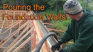 Pouring the foundation!