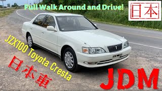 Fresh from Japan! JDM Toyota Cresta JZX100 (same as chaser and mark ii)