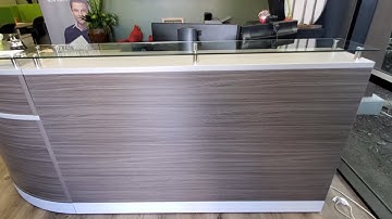 Modern Reception Counter Design - Receptionist Desk