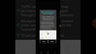 Smartzi Driver - Background Location Permission screenshot 1