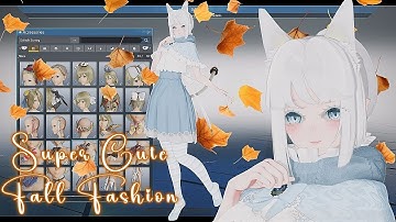 [PSO2:NGS] Making a Super Cute Fall Outfit/Look in the ngs character creator!!