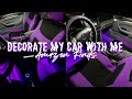DECORATE MY CAR WITH ME 2020!! LED LIGHTS!! TIKTOK AMAZON FINDS!!
