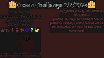 Crown Challenge 2/7/2024 - Randomly Generated Droids