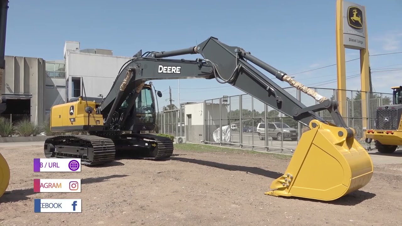 [JOHN DEERE] Excavadoras 210 P - 21 t - John Deere PowerTech 159 HP - balde 1,4 m3 | Diesel Lange