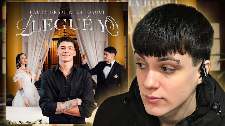 REACCIÓN a Llegué Yo - Lauty Gram & La Joaqui