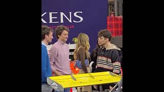 The two children of the richest man in the world, B. Arnault, alongside F1 driver Charles Leclerc News