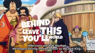 Story WA anime one piece bubarnya Raja bajak laut Gold. d. Roger anime Tik tok