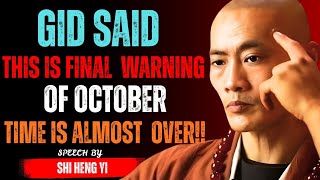 ⚠️ GOD SAID THIS IS THE FINAL WARNING OF OCTOBER ⏳ TIME IS ALMOST OVER ‼️ REPENT NOW! 🙏