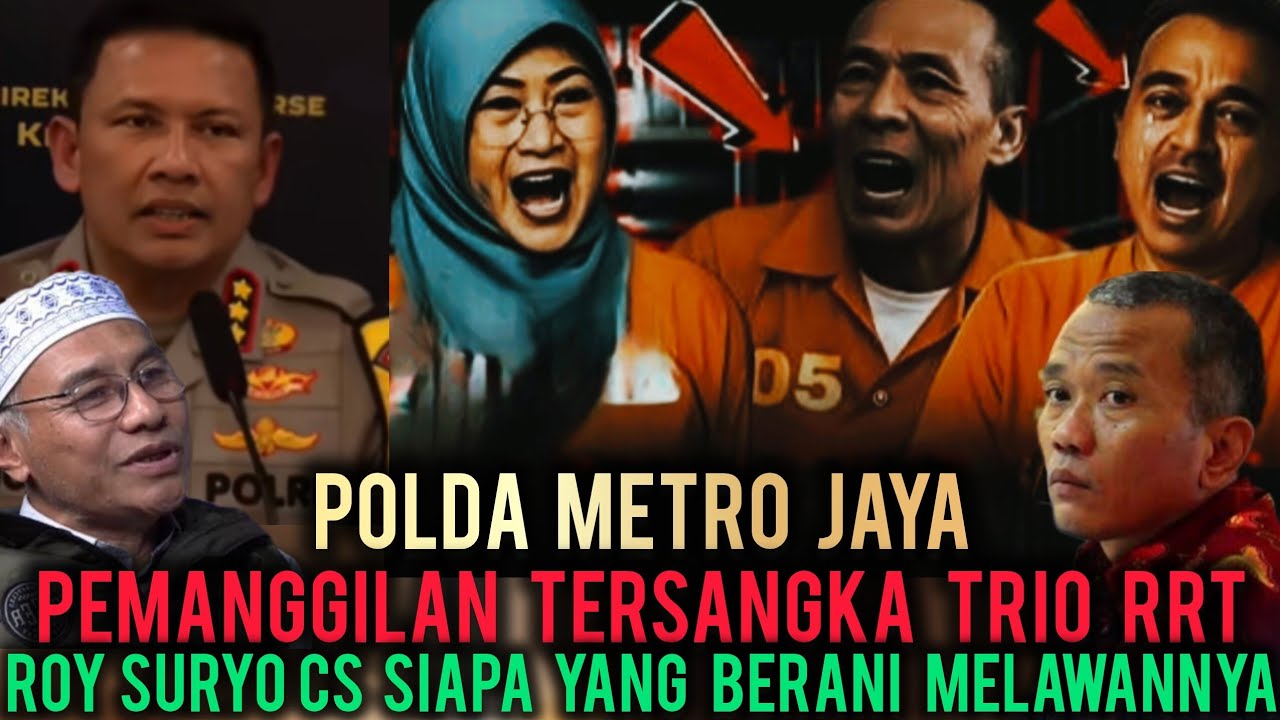 Trio Rrt GALAKNYA TRIO RRT JADI TERSANGKA ROY SURYO TANTANG SIAPA MAU MELAWANNYA ...