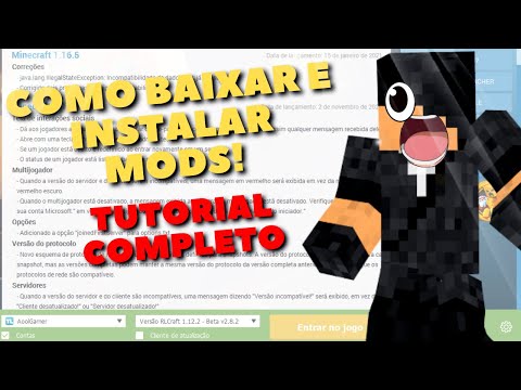 Como instalar os mods de Mirai!!! Venha descobrir!! #minecraft #minecr