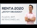 Estoy OBLIGADO a hacer la RENTA 2020 | Plazos, IRPF, Retenciones...