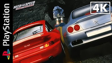 Need for Speed: High Stakes (PS1) Playthrough [4K]