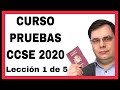 ✔Curso de Examen CCSE 2020 de Nacionalidad Española Lección 1