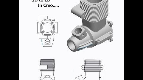 How to Convert 3D to 2D Part In Creo