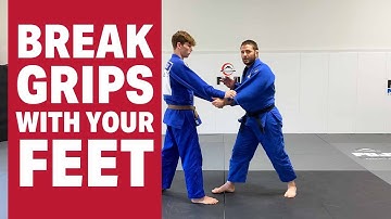 Use Your Feet To Break Any Grip Quickly & Easily - Travis Stevens Basic Judo Techniques