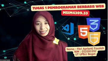 TUGAS 1 PEMROGRAMAN BERBASIS WEB || UNIVERSITAS TERBUKA || MSIM4309.33