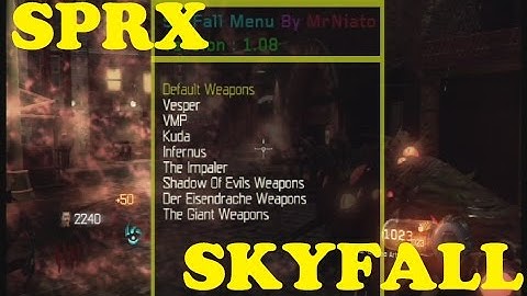 SPRX SKYFALL MENU V1.8  Call of Duty: Black Ops III (BO3) PS3 Jailbreak (CFW) BLES