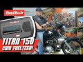 CG Titan 150 com injeção FuelTech FT300 no dinamômetro!