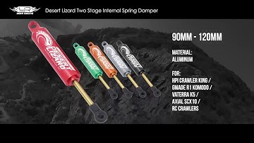 Yeah Racing DDL Desert Lizard Scale Damper in Action!