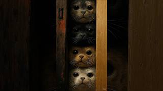 4 Seals Watching You From The Door 😳🐾