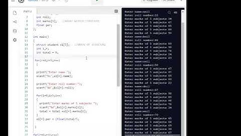 #Array of #Structures  | Lecture-52 | Unit-III -FOCP- Sem-I | by #Aryacollege