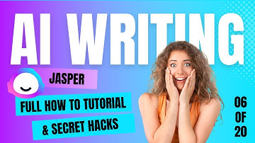 AI Writer Jasper tutorial 0006   Recipies in Boss Mode