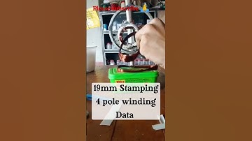 Table fan coil winding data 4 pol #coil #Winding data👌