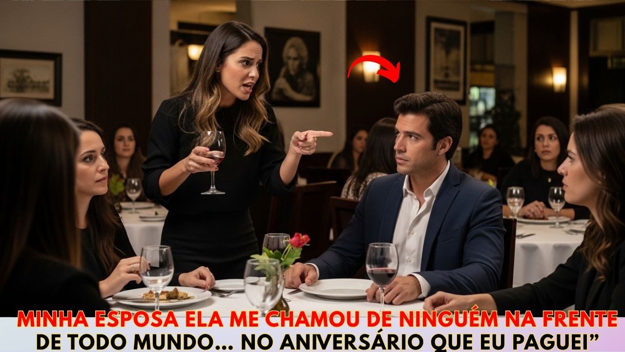 Minha esposa Ele anunciouEle não é ninguém,para uma mesa com nove amigos Eu sorri,peguei minhas