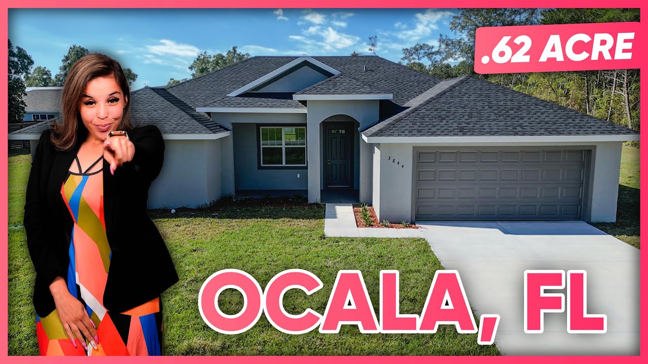 New Home for Sale in Ocala, FL on LARGE LOT! | 4 Bedrooms 3 Baths | LOW HOA | NO carpets!