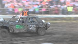 Demo Derby at the Stearns County Fair (Wed., July 31, 2013)