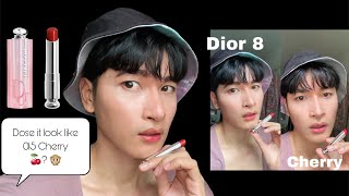 NEW🍅🌶 Dior Lip Glow 008 Dior 8💄 Dose It Look Like 015 Cherry ?