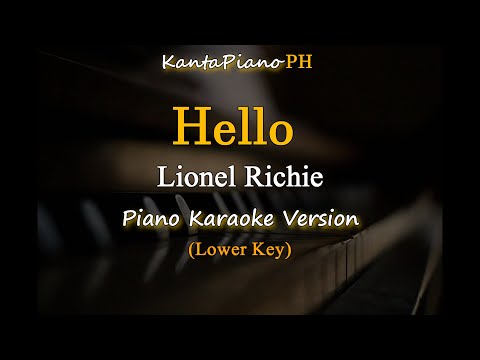 Hello - Lionel Richie Lower Key