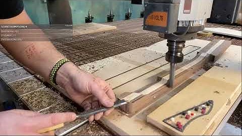 Guitar Neck CNC Timelapse