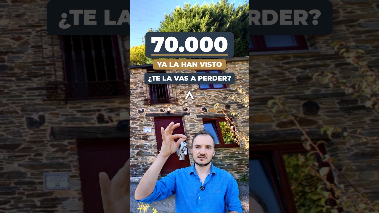 70.000 personas ya han visto esta casa de piedra en Asturias 🏡 #shorts