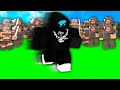 1 VS 30 HUNTERS.. Can I Win? (Roblox Bedwars)