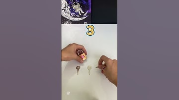 🔒Only one key opens the lock… 1, 2 or 3?🤔#GuessTheKey#MysteryChallenge#guess #shorts