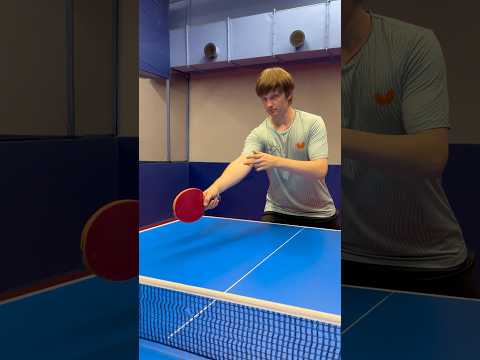 Как сделать быструю срезку/How to make a fast push#настольныйтеннис #tabletennis