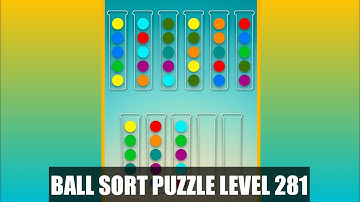 Ball Sorting Puzzle Game Level 281 | Ball Sort Puzzle Level 281 | GamingOn