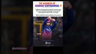 what is performance Suryavanshi today match |93 run of 38 balls