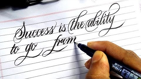 Handwriting | Beautiful brush Calligraphy | Flourish calligraphy